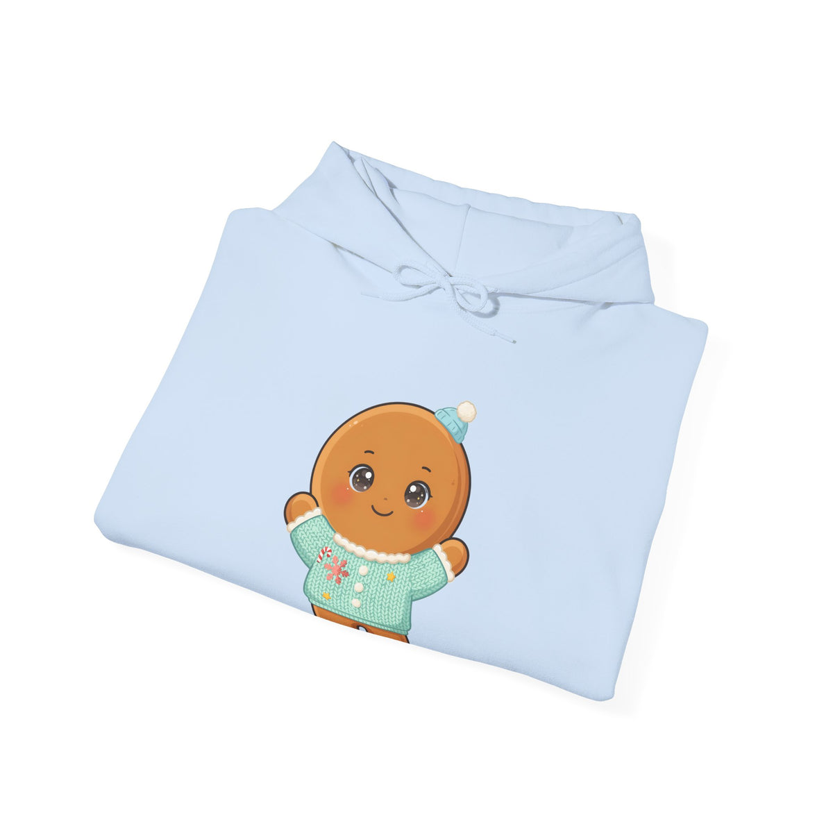 Kawaii Gingerbread Hoodie for Cozy Christmas Cheer