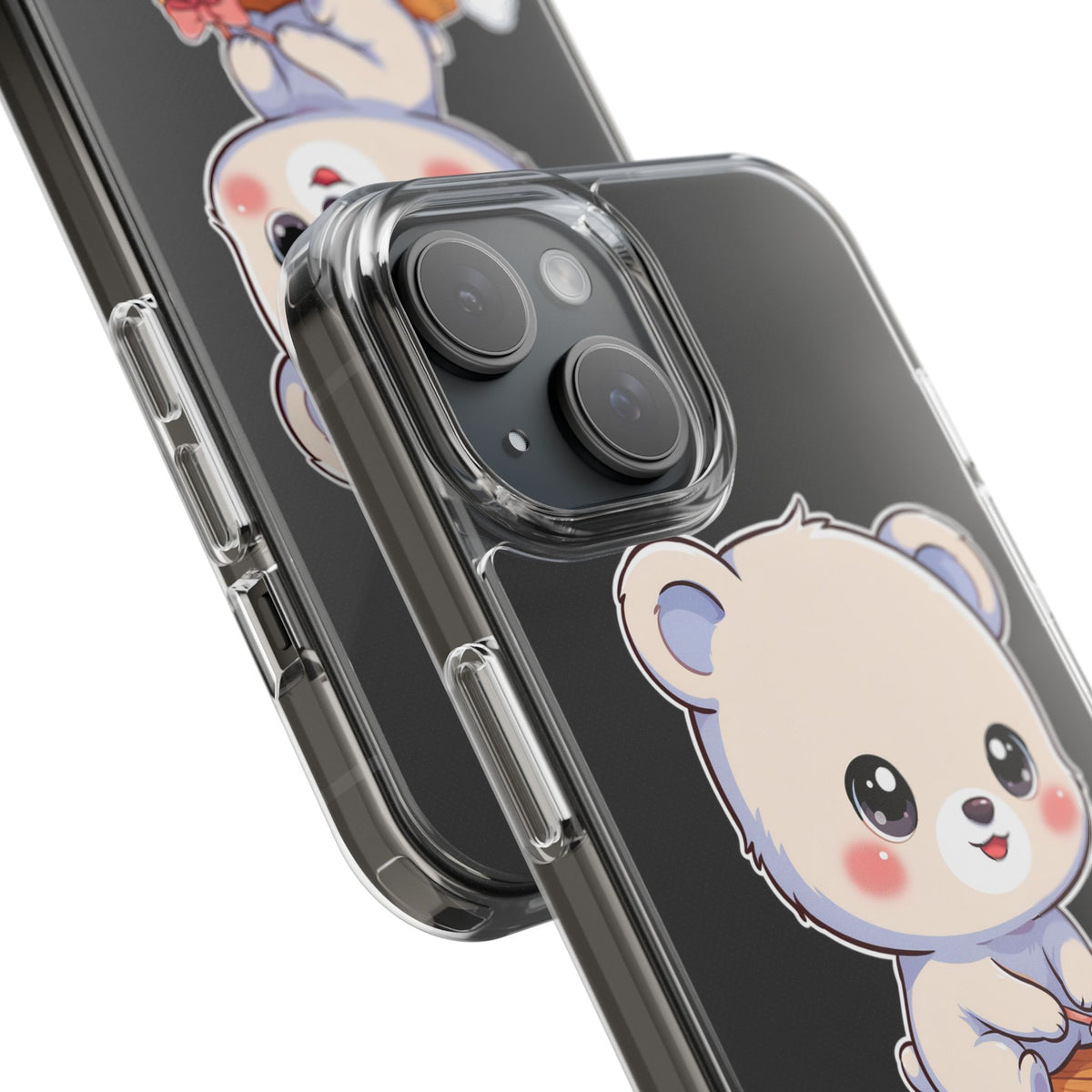 Kawaii Polar Bear Phone Case, Cute Winter Gift