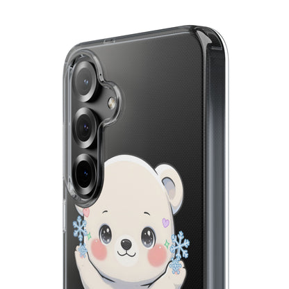 Kawaii Polar Bear Phone Case for a Cozy Winter Gift