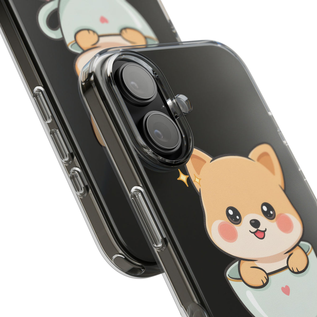 Kawaii Shiba Inu Phone Case – Cute Puppy in a Teacup