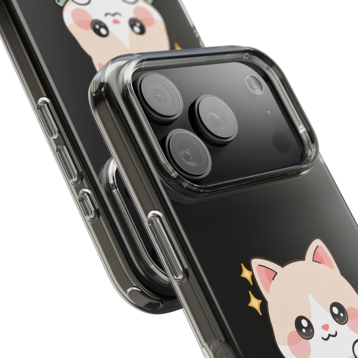 Kawaii Cat Phone Case, Cute Teacup Kitty Gift