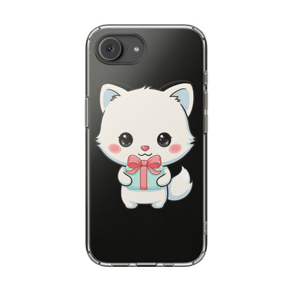 Kawaii Arctic Fox Phone Case with Gift