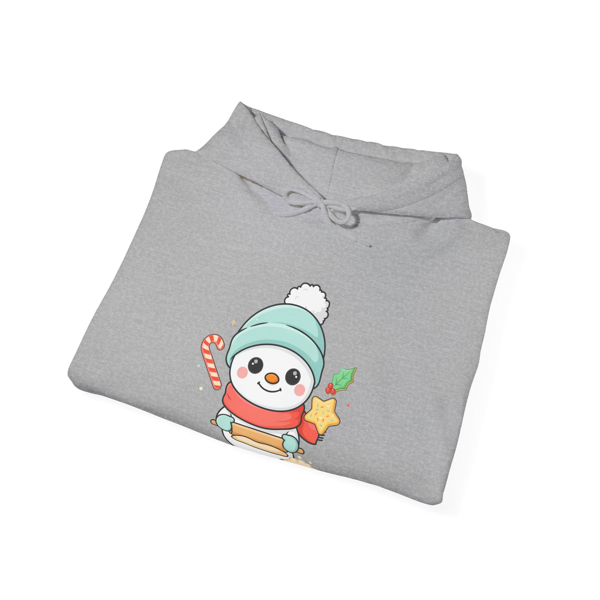 Christmas Snowman Hoodie for Cozy Cookie-Baking Cheer