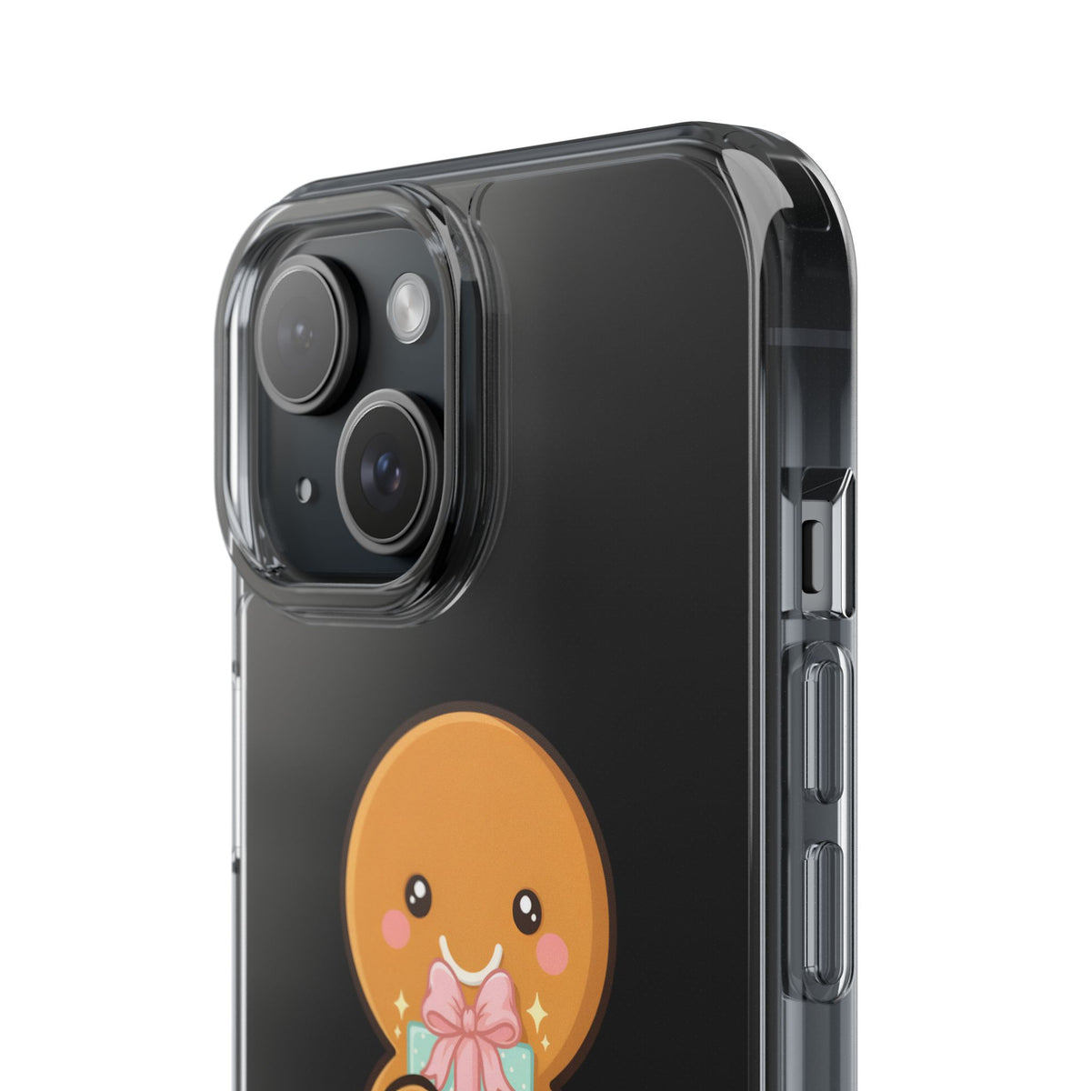 Gingerbread Man Phone Case, Cute Holiday Gift Design