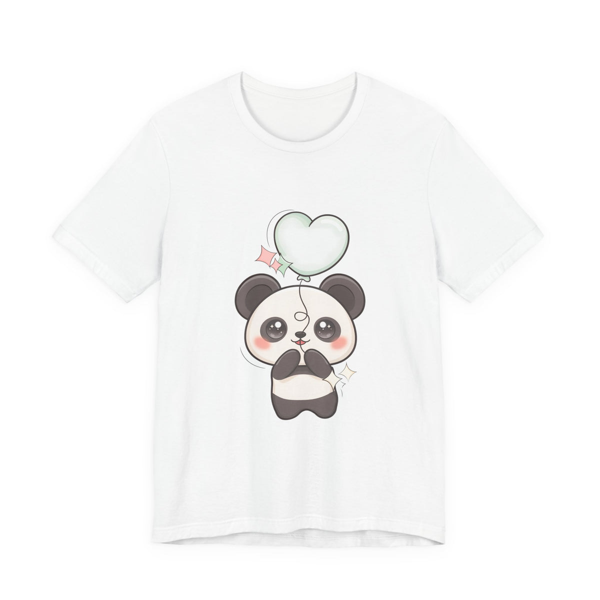 Kawaii Panda T-Shirt with Floating Balloon