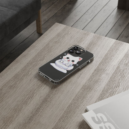 Kawaii Arctic Fox Phone Case, Cute Snow Day Gift