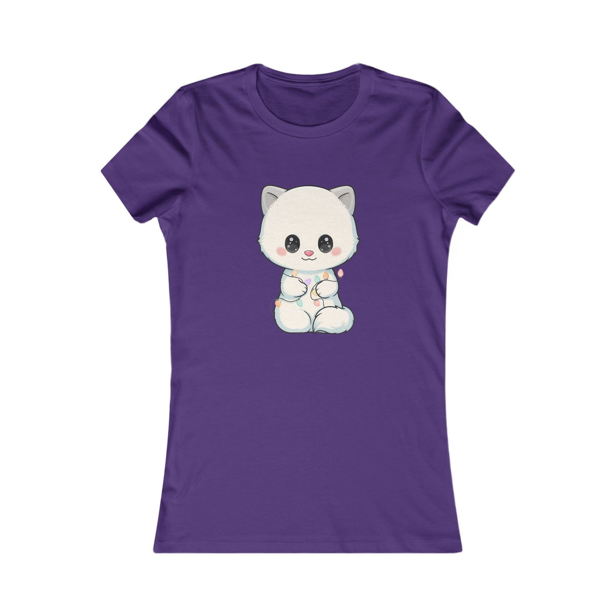 Kawaii Arctic Fox Tee for Cozy Winter Errands