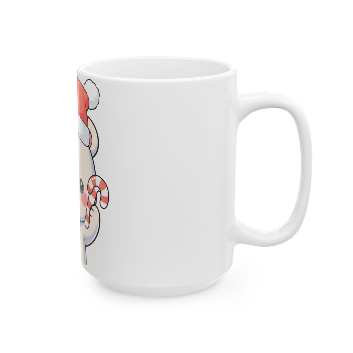 Kawaii Polar Bear Christmas Mug, 11oz or 15oz