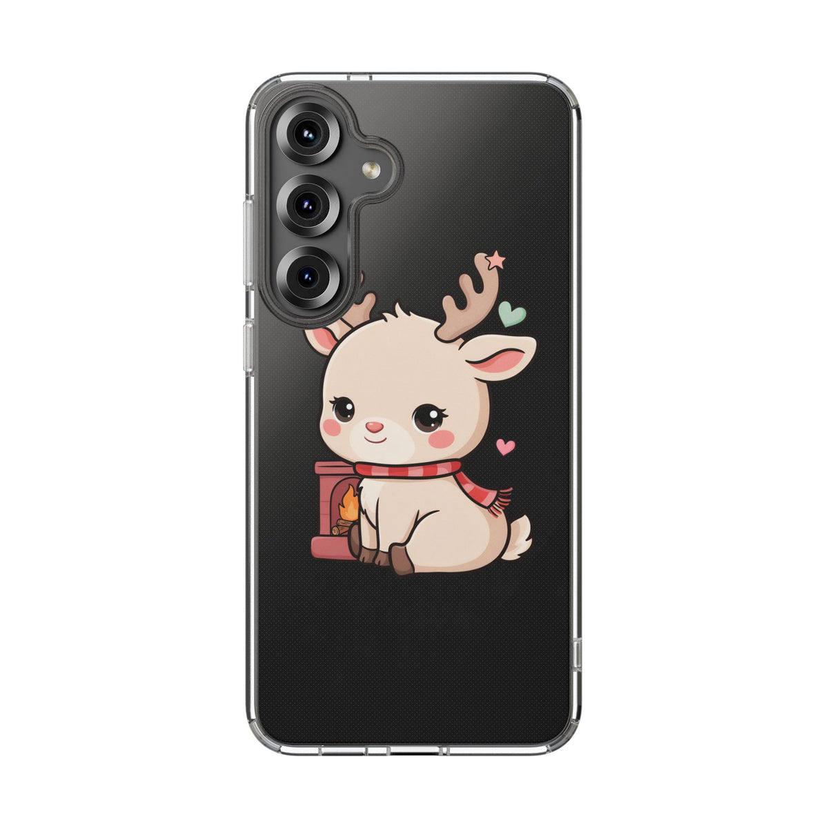 Kawaii Reindeer Phone Case for Cozy Holiday Cheer