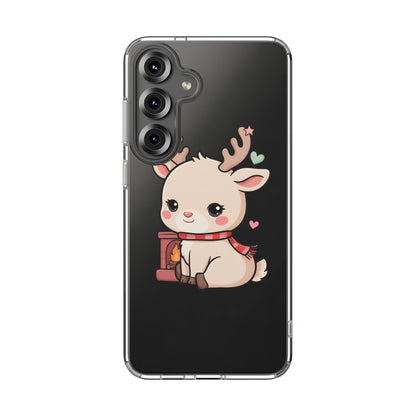 Kawaii Reindeer Phone Case for Cozy Holiday Cheer