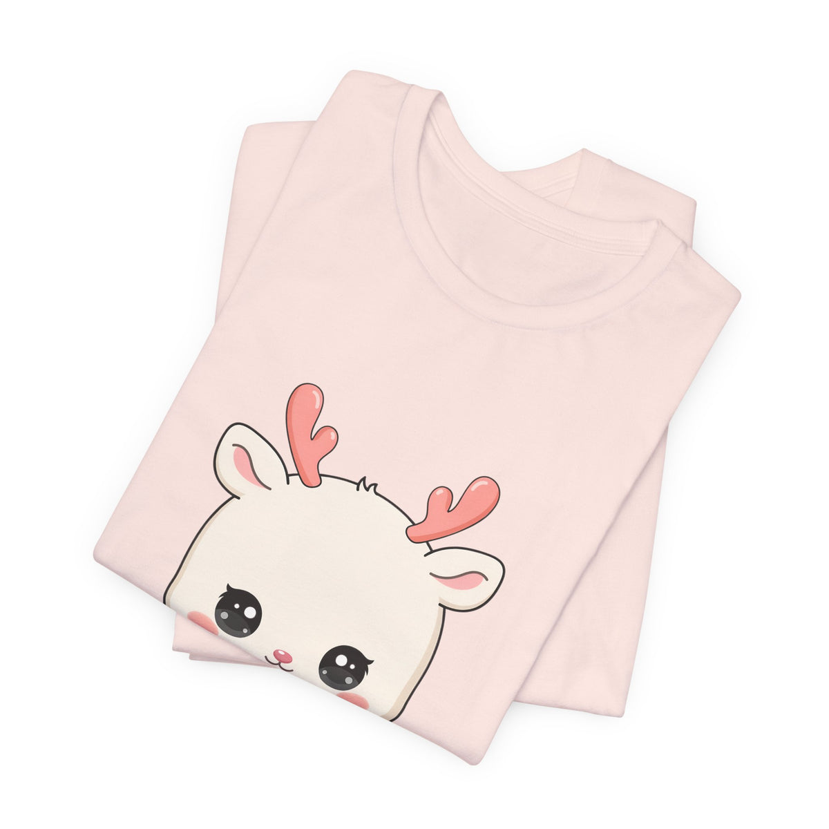 Kawaii Reindeer T-Shirt for Cozy Winter Days