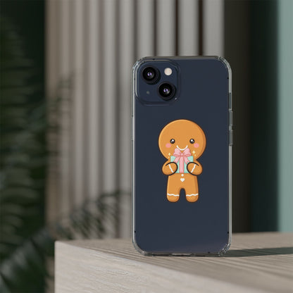 Gingerbread Man Phone Case, Cute Holiday Gift Design