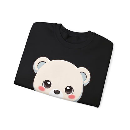 Kawaii Polar Bear Christmas Sweatshirt for Cozy Holiday Moments