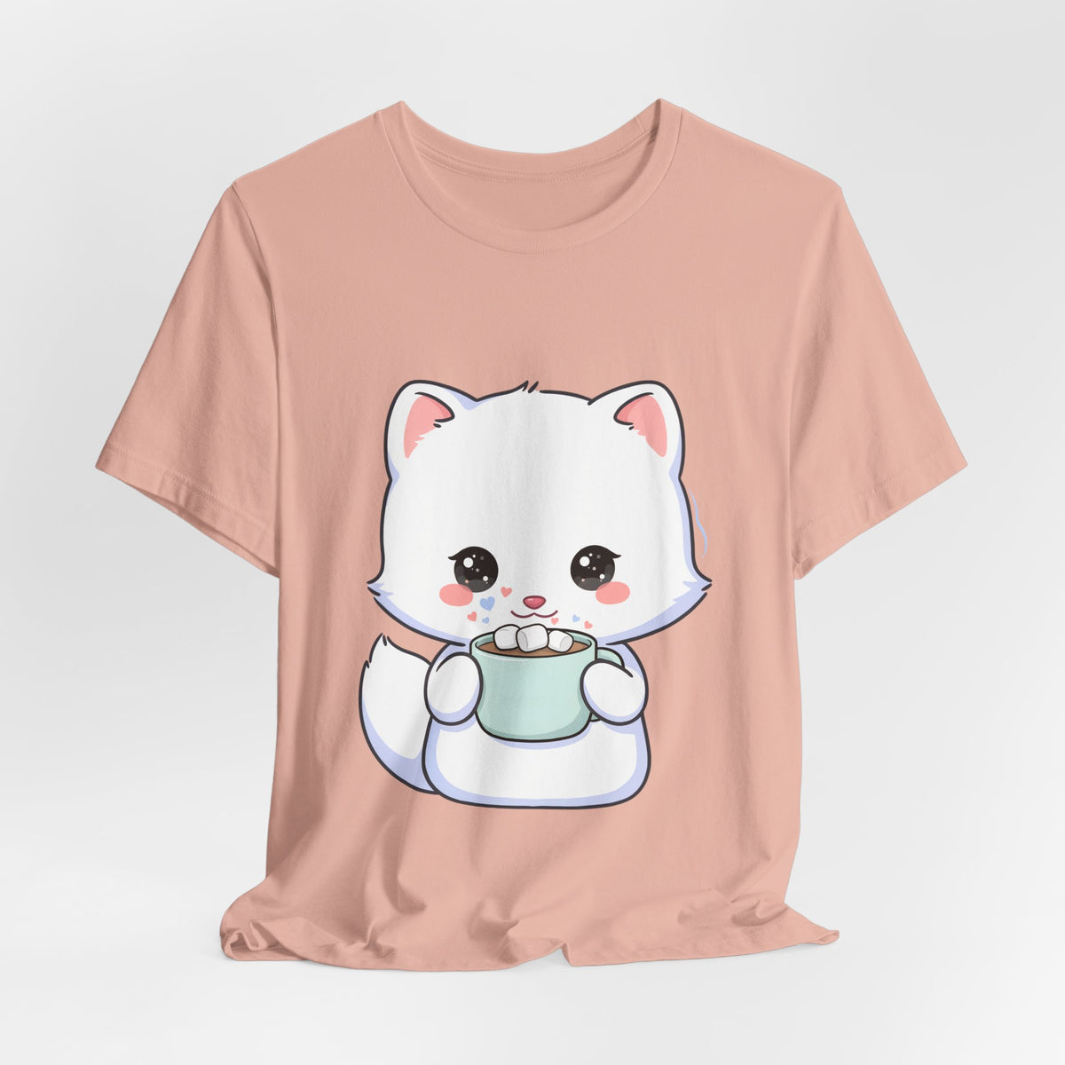 Kawaii Arctic Fox T-Shirt for Cozy Winter Gift Giving