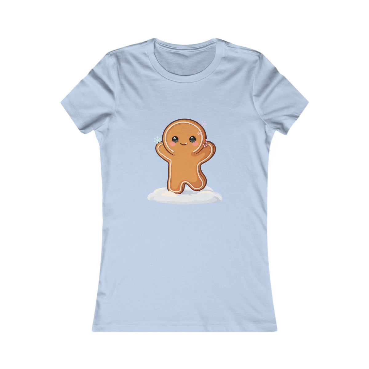Kawaii Gingerbread T-Shirt for Cozy Winter Errands