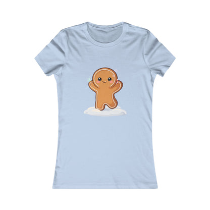 Kawaii Gingerbread T-Shirt for Cozy Winter Errands
