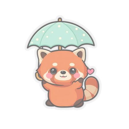 Kawaii Red Panda Sticker for Laptop and Journal Decor