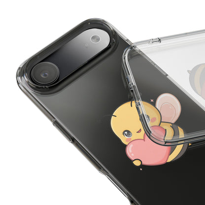 Kawaii Bee Clear Impact-Resistant Phone Case