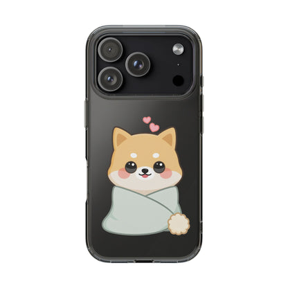 Kawaii Shiba Inu Phone Case, Cozy Valentine Gift