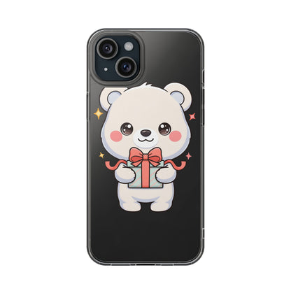 Kawaii Polar Bear Gift Phone Case for Holiday Gifting
