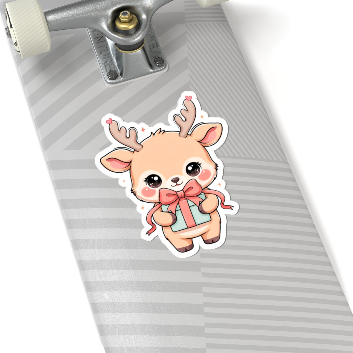 Kawaii Reindeer Sticker for Cute Holiday Decorating