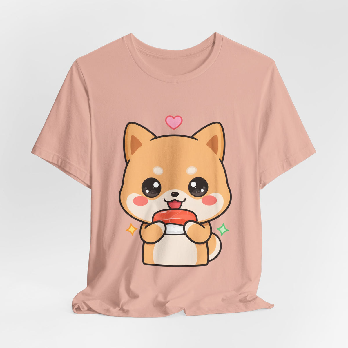 Kawaii Shiba Inu Sushi T-Shirt for Cute Food Lovers