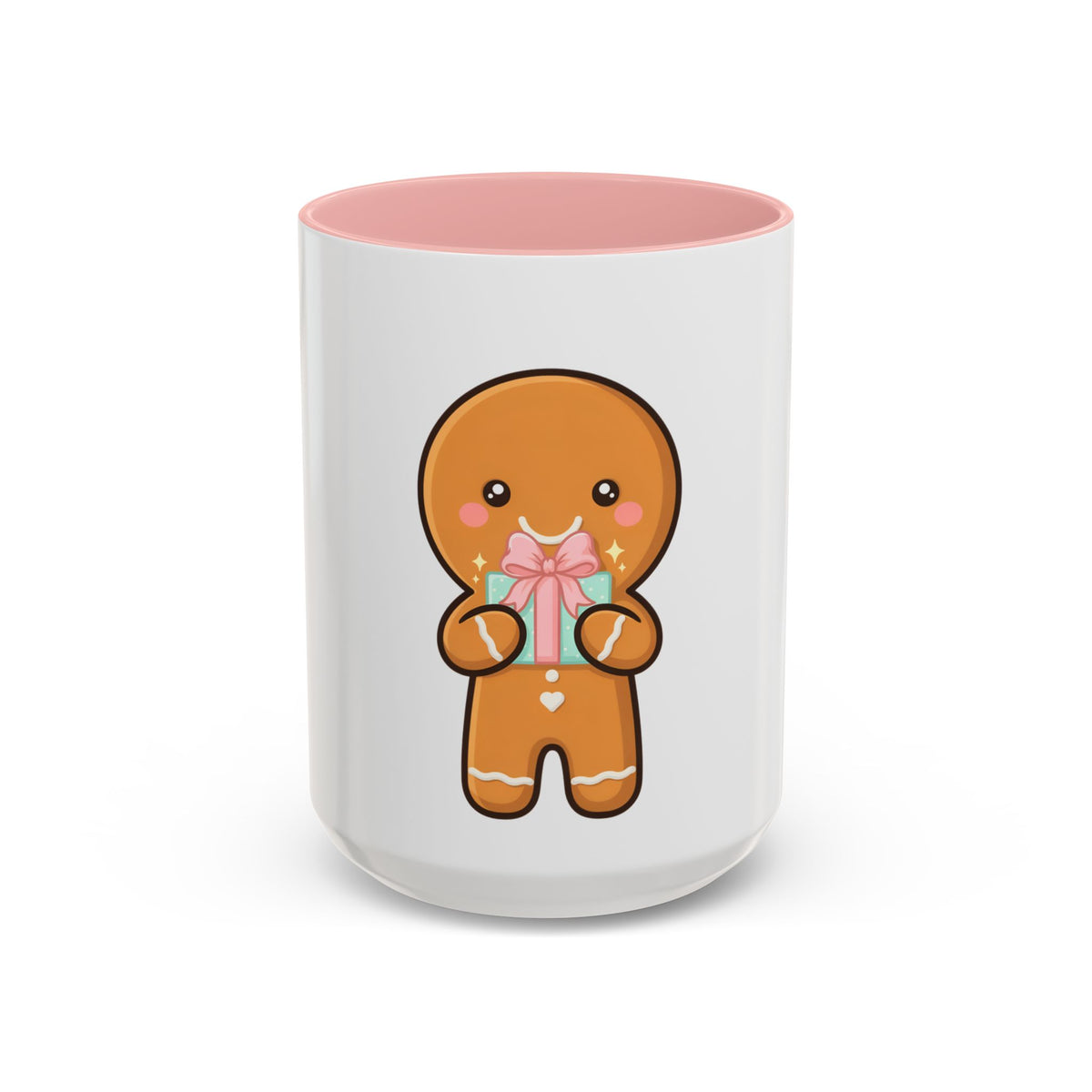 Gingerbread Coffee Mug, Cute Holiday Accent Mug