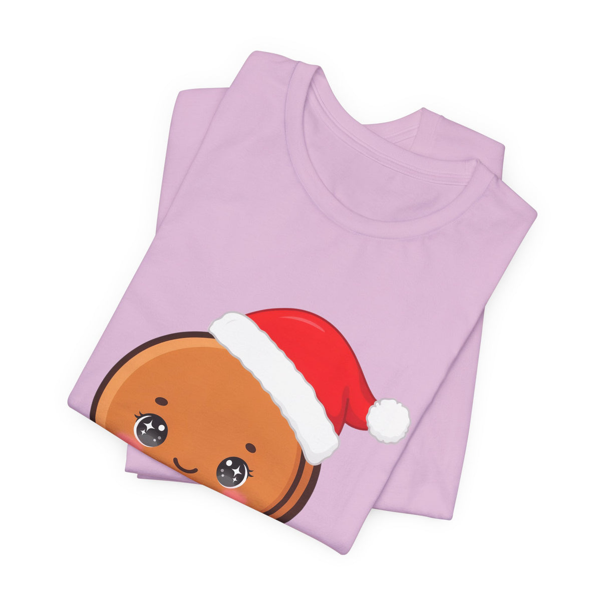 Gingerbread Man Christmas T-Shirt, Cute Kawaii Holiday Tee