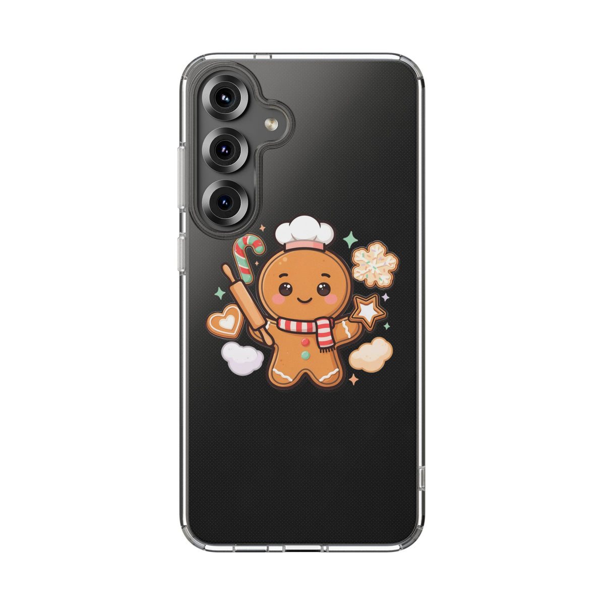 Gingerbread Christmas Phone Case for Holiday Baking Fans