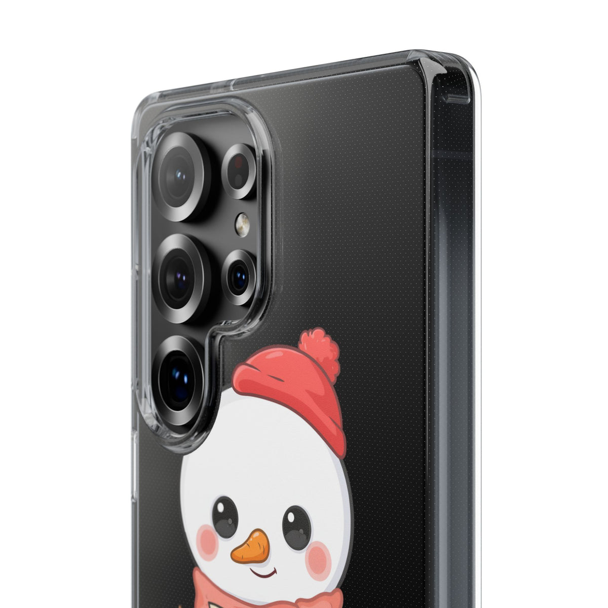 Kawaii Snowman Phone Case Reading to Santa