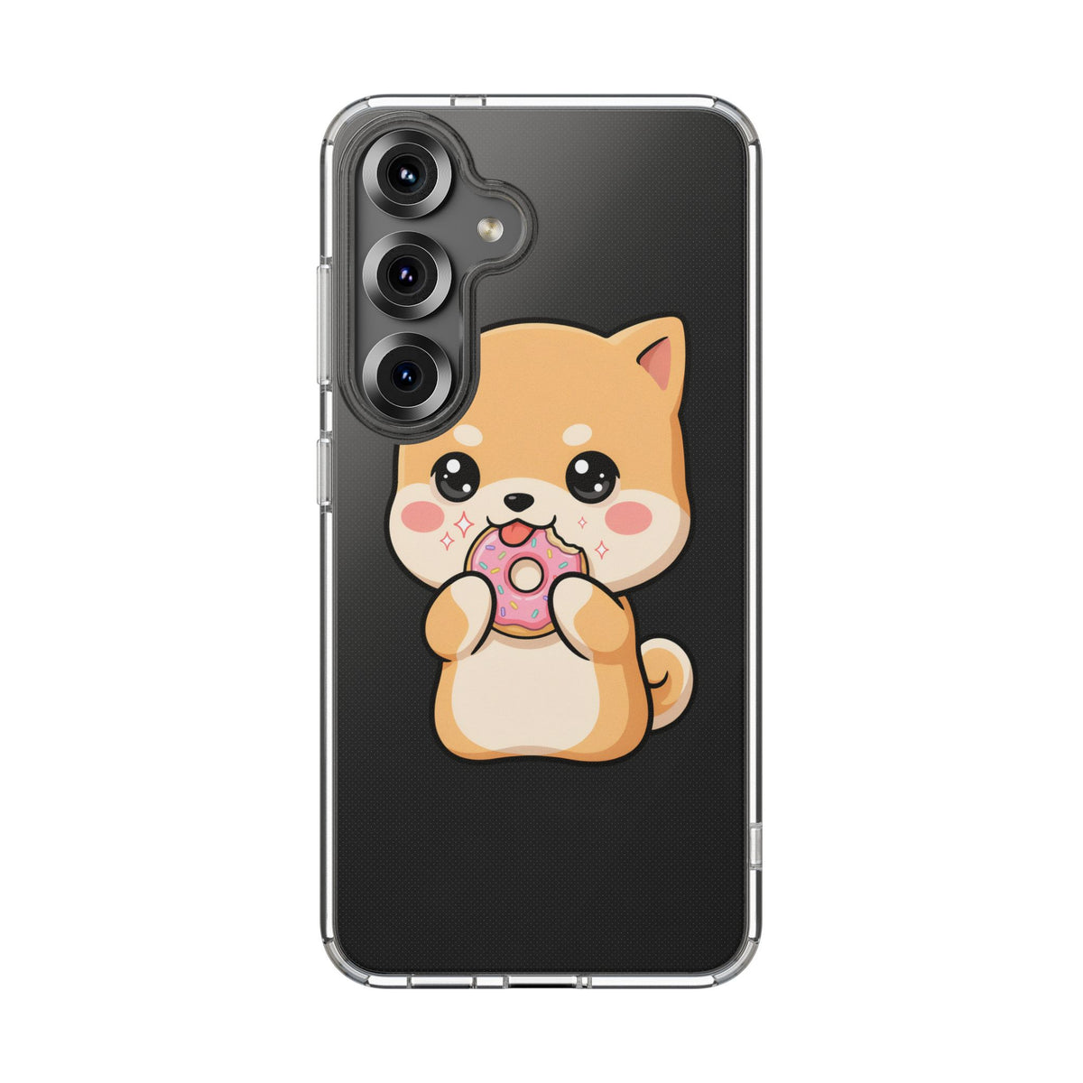 Kawaii Shiba Inu Phone Case with Donut