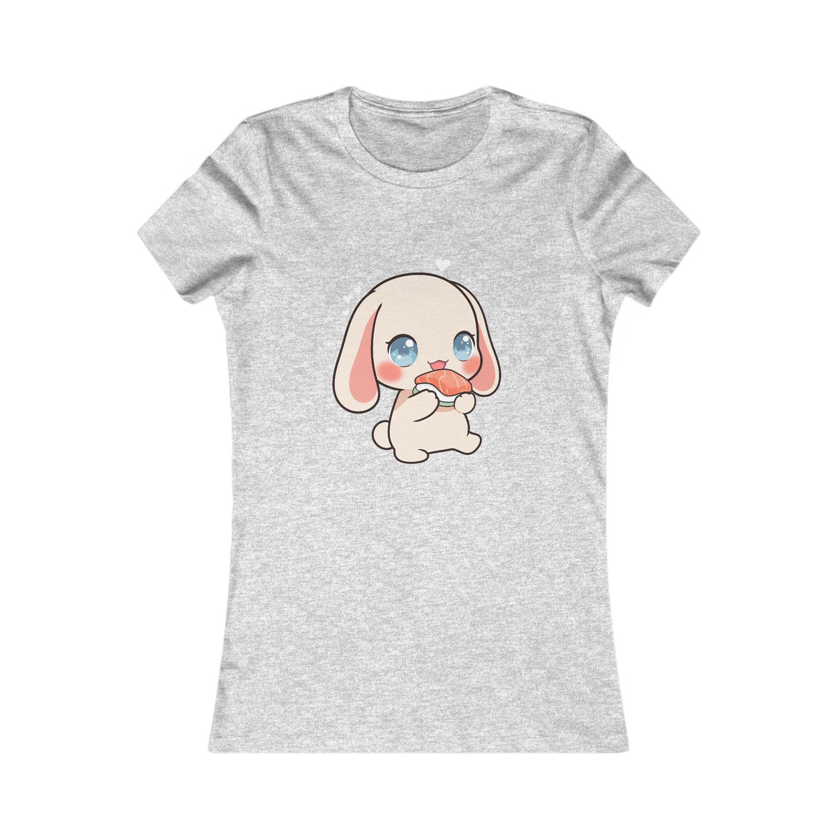 Kawaii Sushi Bunny Women's T-Shirt for Cute Style Fans