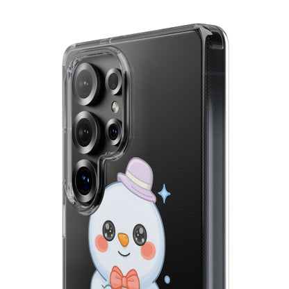 Kawaii Snowman Phone Case for Cheerful Winter Days