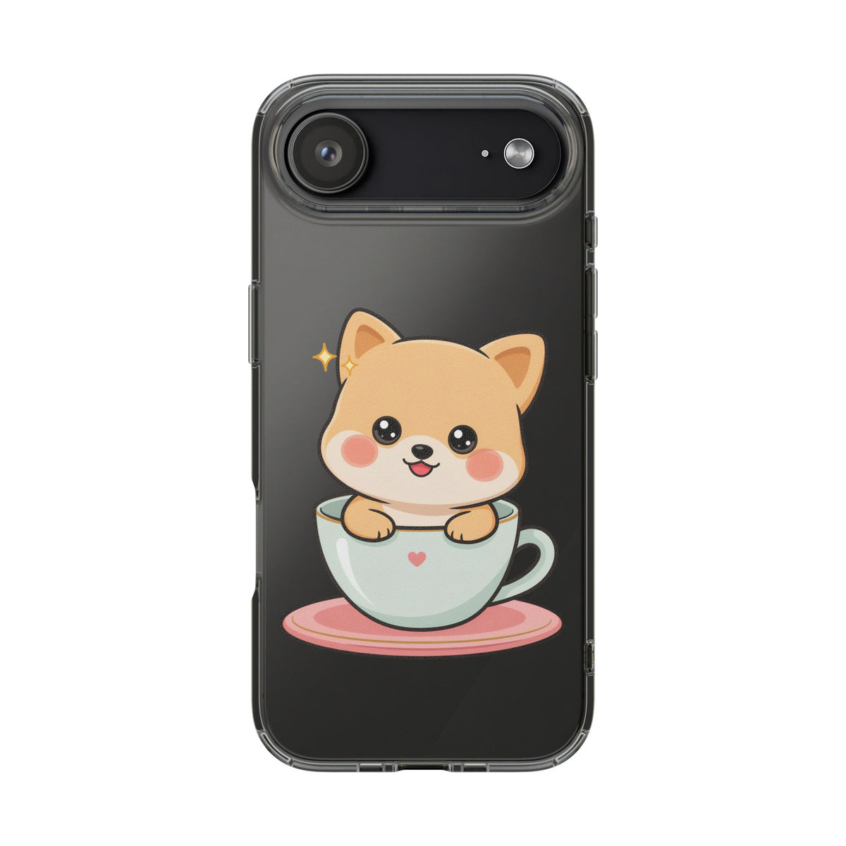 Kawaii Shiba Inu Phone Case – Cute Puppy in a Teacup