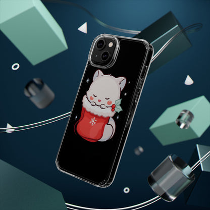 Christmas Fox Phone Case, Cute Holiday Stocking Gift
