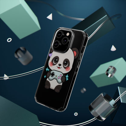 Gamer Panda Clear Impact-Resistant Phone Case