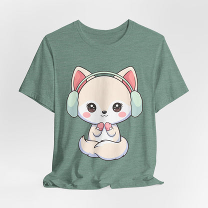 Kawaii Arctic Fox T-Shirt for Cute Animal Lovers