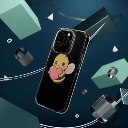 Kawaii Bee Clear Impact-Resistant Phone Case