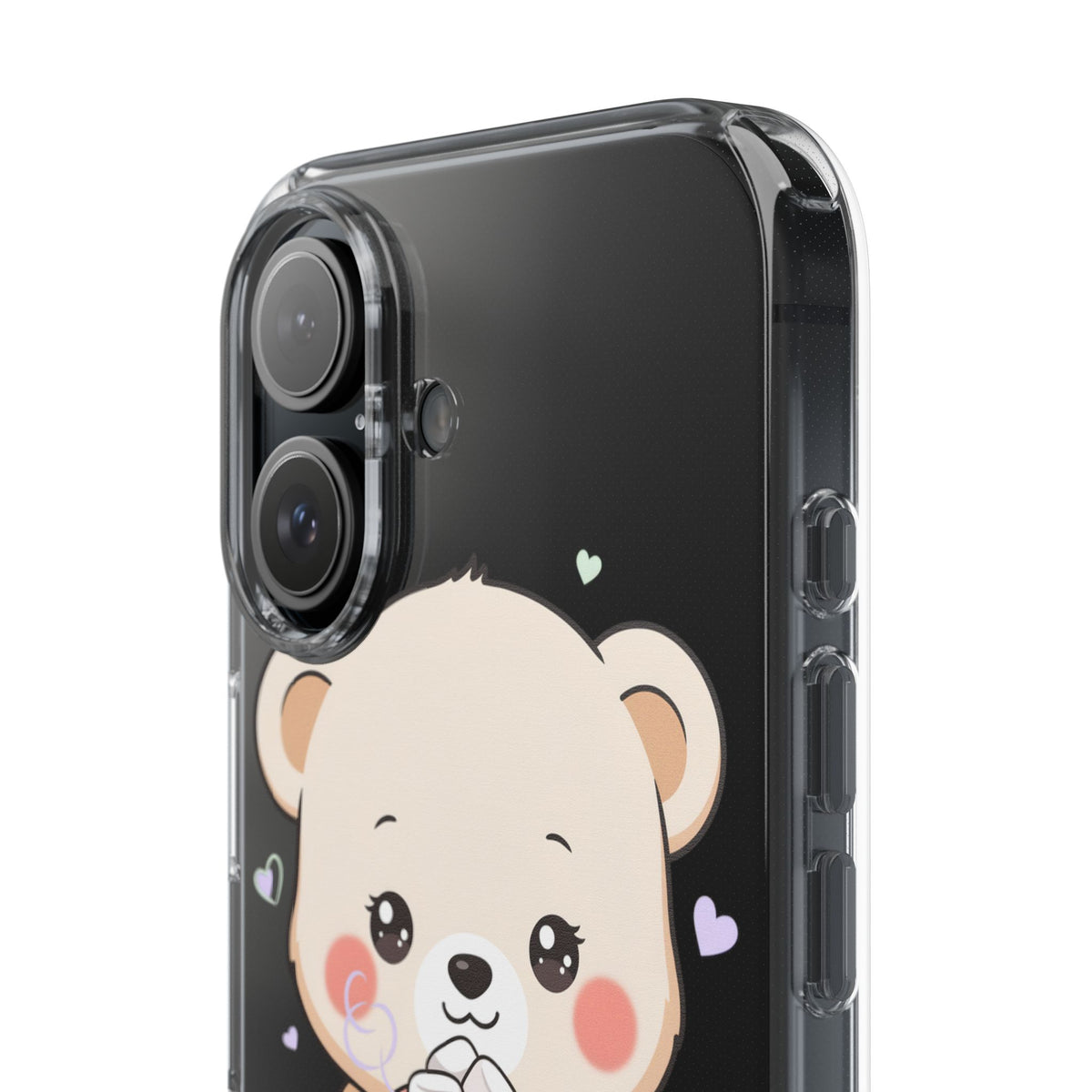 Kawaii Polar Bear Phone Case with Hot Cocoa