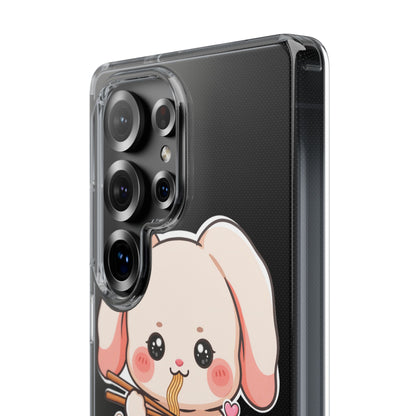 Kawaii Ramen Bunny Clear Impact-Resistant Case