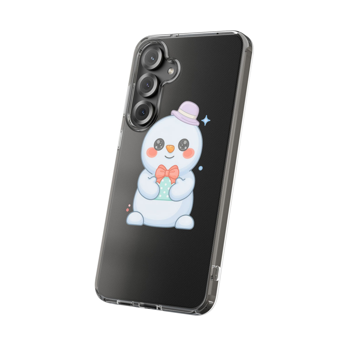Kawaii Snowman Phone Case for Cheerful Winter Days