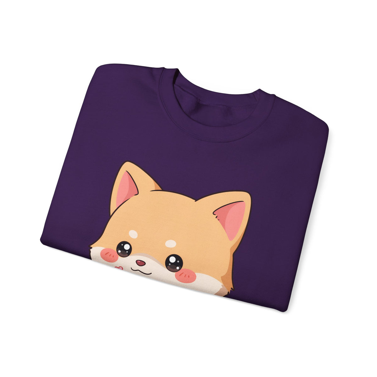 Reading Shiba Inu Sweatshirt, Cute Kawaii Book Lover Gift