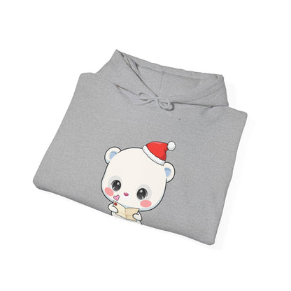 Christmas Polar Bear Hoodie for Cozy Holiday Cheer