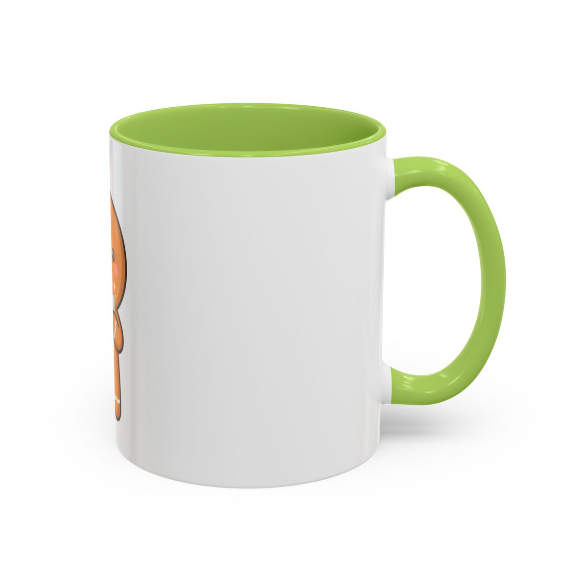 Gingerbread Coffee Mug, Cute Holiday Accent Mug