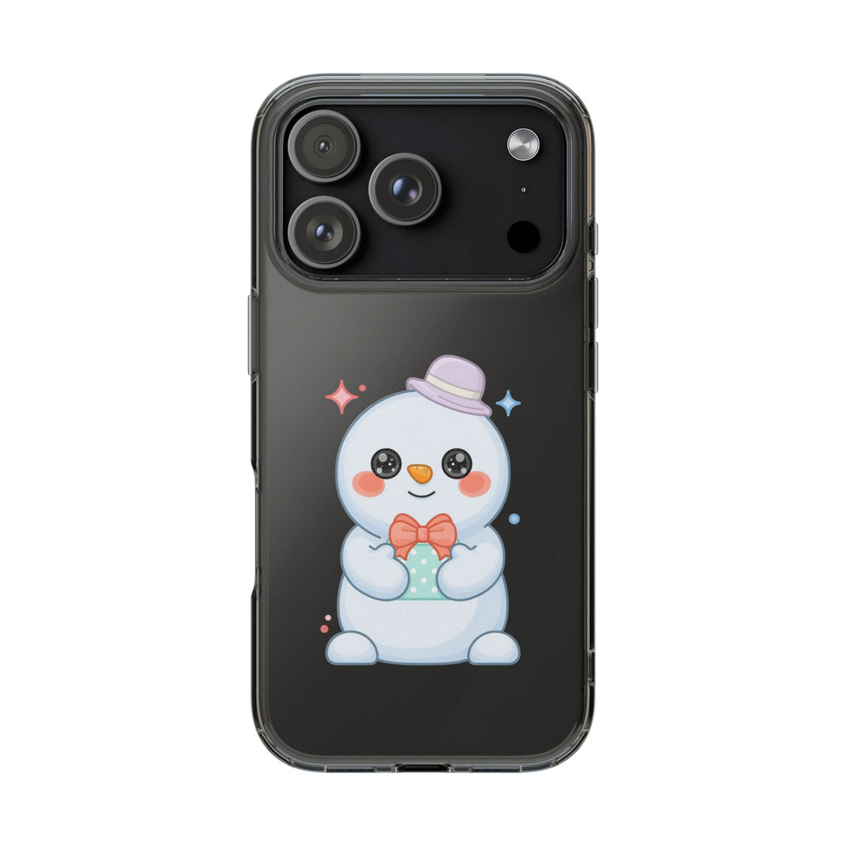 Kawaii Snowman Phone Case for Cheerful Winter Days