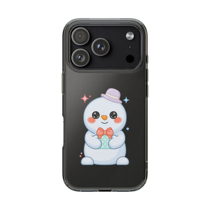 Kawaii Snowman Phone Case for Cheerful Winter Days
