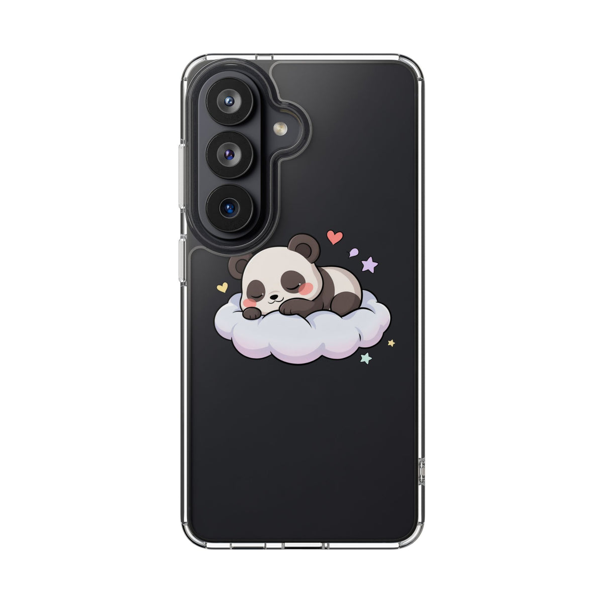 Sleeping Panda Clear Impact-Resistant Phone Case