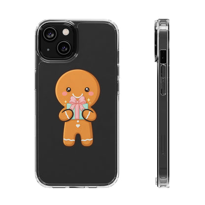 Gingerbread Man Phone Case, Cute Holiday Gift Design