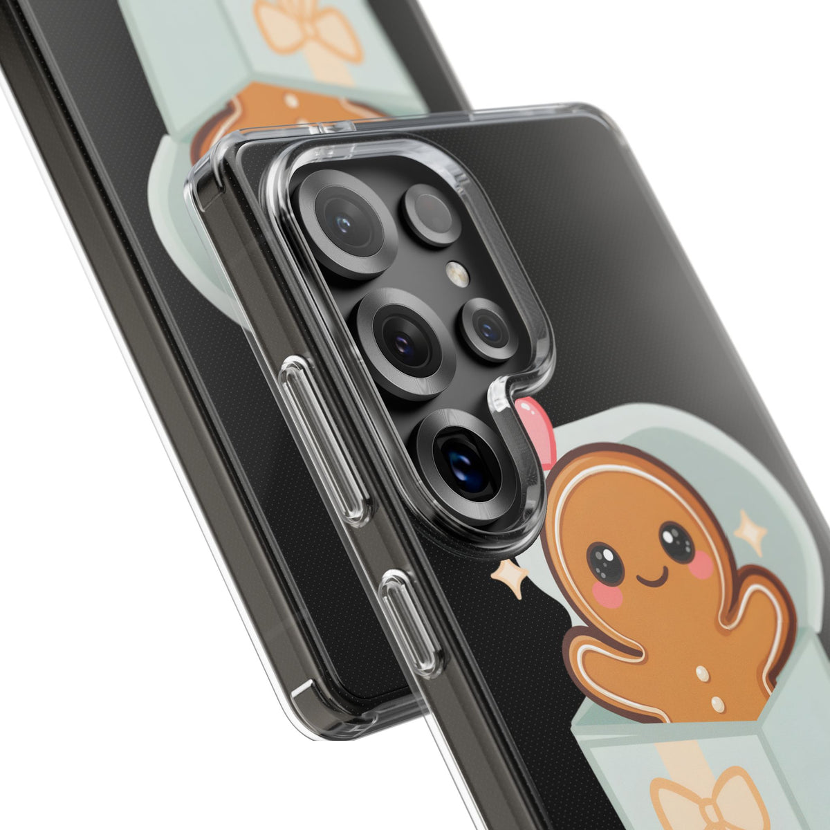 Gingerbread Man Phone Case – Kawaii Holiday Gift