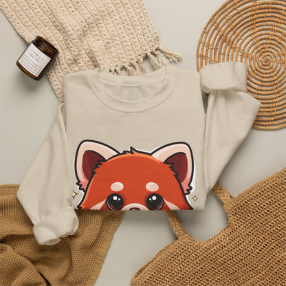 Kawaii Red Panda Sweatshirt for Creative Animal Lovers